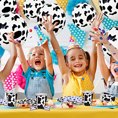 25 Pcs Cow Balloons Funny Cow Print Balloons For Children's Party Western Cowboy Theme For Kids Birthday Party Favor Supplies Decorations #TOP6