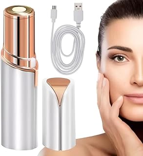Lipstick Shape Electronic Facial Hair Remover Face Lips Nose USB Hair Removal
