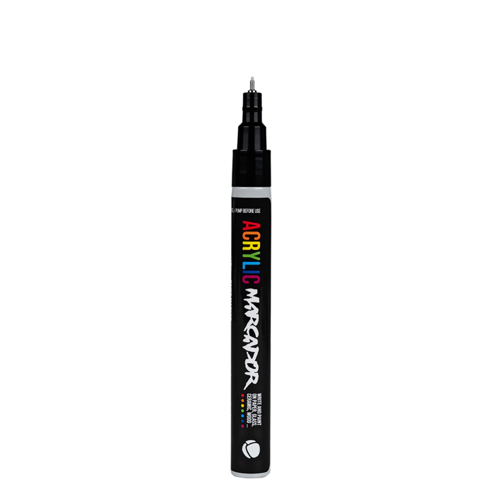 Montana Colors Rotulador acrílico MTN, negro, punta de 0,5 mm