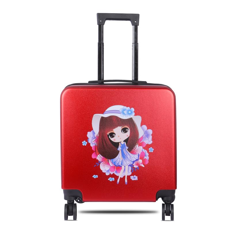 polo class Kids Trolley Bag | Made with Polycarbonate | Durable and Waterproof | Trolley Bag for Kids - Red-picture-53