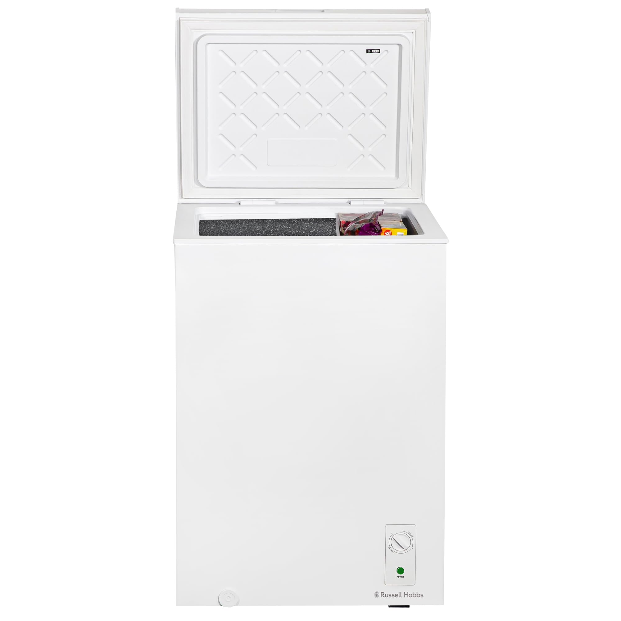 Russell Hobbs White Chest Freezer 198L Freestanding with 5 Year Warranty, Adjustable Thermostat, Chill or Freeze Function, 4 Star Freezer Rating & Suitable for Outbuildings & Garages RH198CF0E1W — view 66