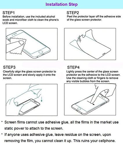 Premium 9H HD Ultra-Clear Full Coverage Tempered Glass Screen Protector Guard Shield Film Compatible with T-Mobile Samsung Galaxy J7 Prime SM-J727T Smartphone -