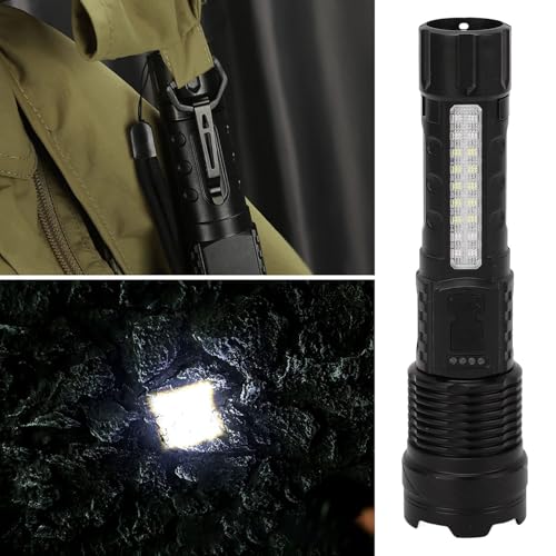 Lampe de poche rechargeable 800 lm et baladeuse COB réglable pour camping