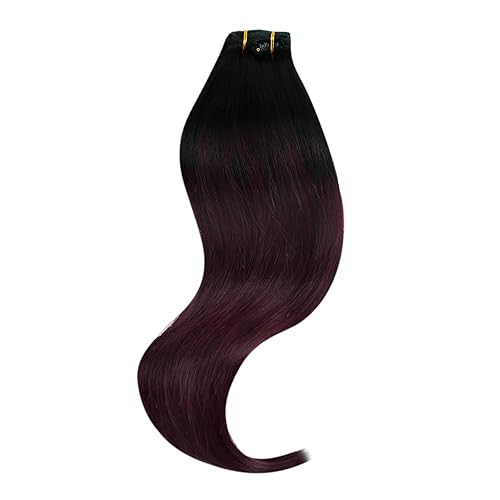 Miniatura 8 de Ugeat - Extensiones de cabello humano real, con clip, 710 unidades, 4.23 onzas