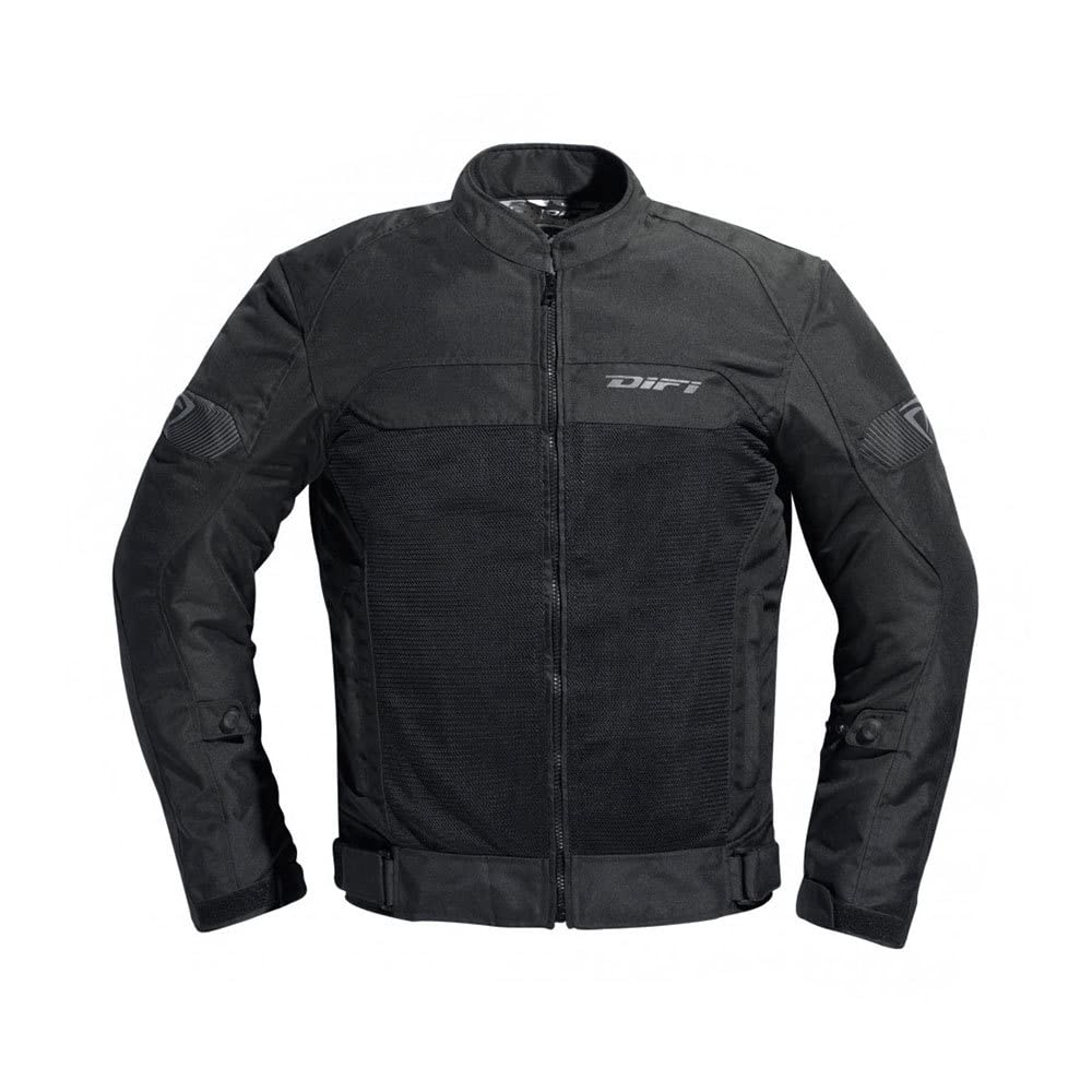 Difi Ibiza Air Giacca tessile da moto, nero, S