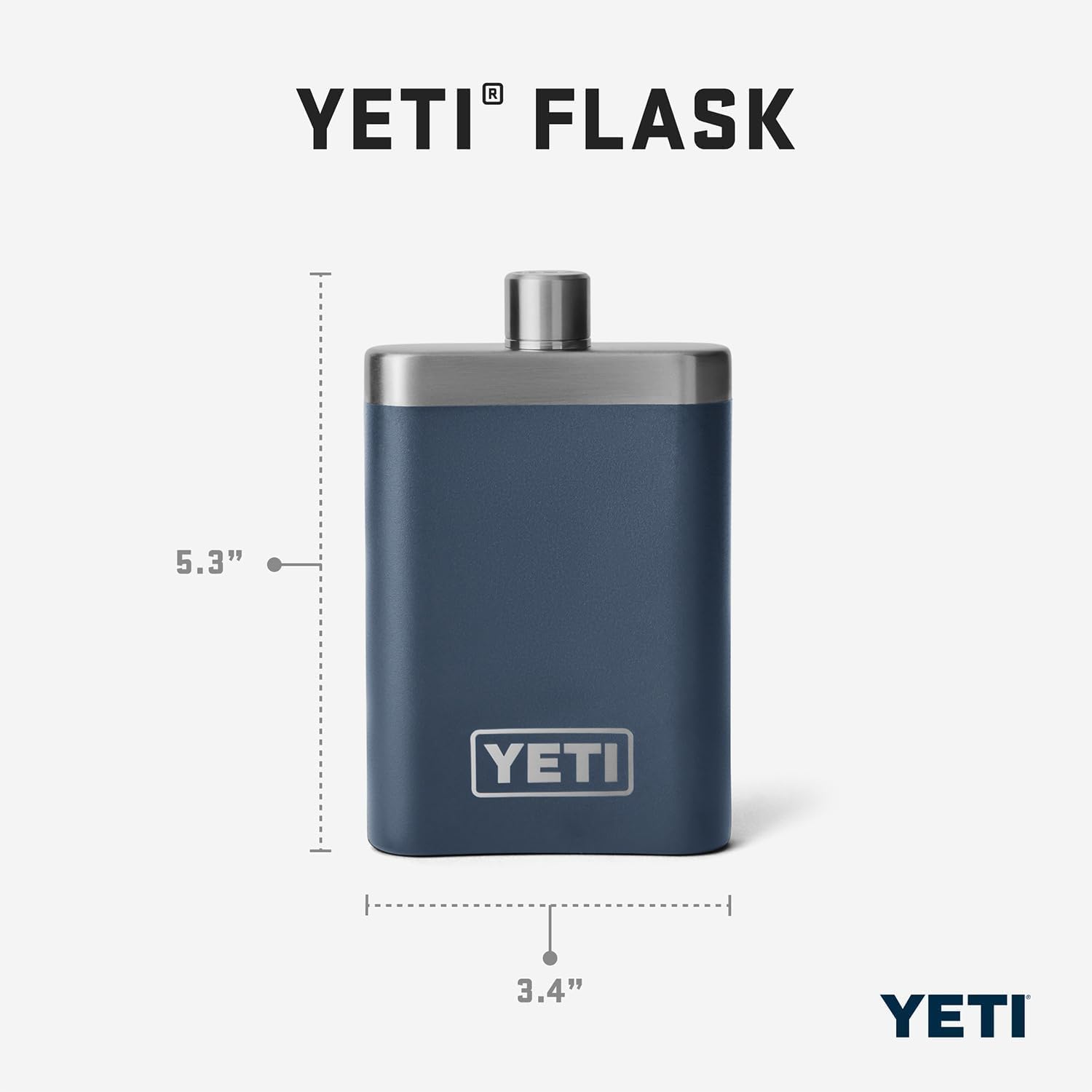 YETI Rambler Flachmann, Rescue Red, 7 oz (207 ml)