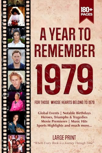 A Year To Remember 1979 History Book: A Nostalgic Tribute for the Radio Babies with Heartfelt Memories of 1979 – An Ideal Gift for Birthdays, Anniversaries, and Special Occasions