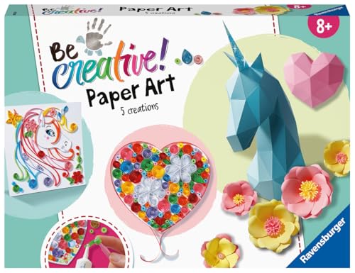 Be Creative Paper Art Maxi Ravensburger – Origami Pliage 3D Quilling 9 Réalisations - vue 2