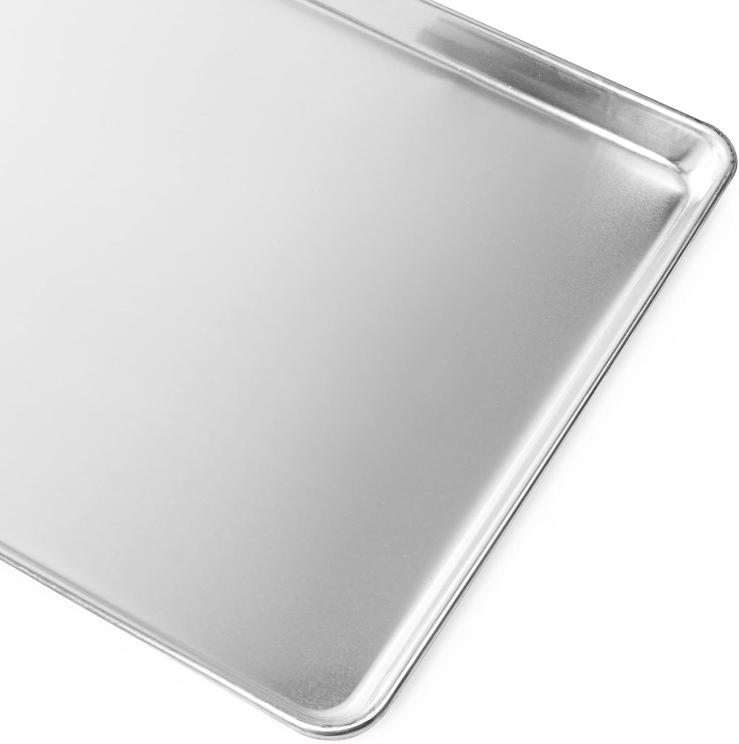 GRIDMANN 15" x 21" Commercial Grade Aluminum Cookie Sheet Baking Tray Pan Three Quarter Sheet - 12 Pans