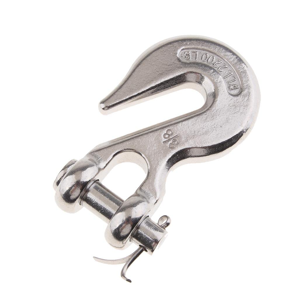 316 Edelstahl Schäkel Greifkettenhaken 3/8" für