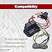 Digital Radiator Fan Controller Switch 12V/24V Kit with Adjustable Temperature Range 104-230°F, LED Display, Dual Fan Relay Replacement 0444