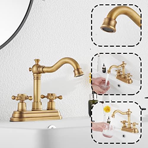 Vintage Charm: GGStudy Antique Brass Bathroom Faucet Review