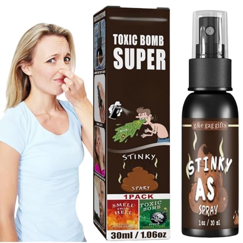 Espray líquido complicado, espray complicado, bromas de spray apestoso para spray líquido, juguetes apestosos, spray seguro y portátil, spray extrafuerte, bromas interesantes y bromas para adultos, 30