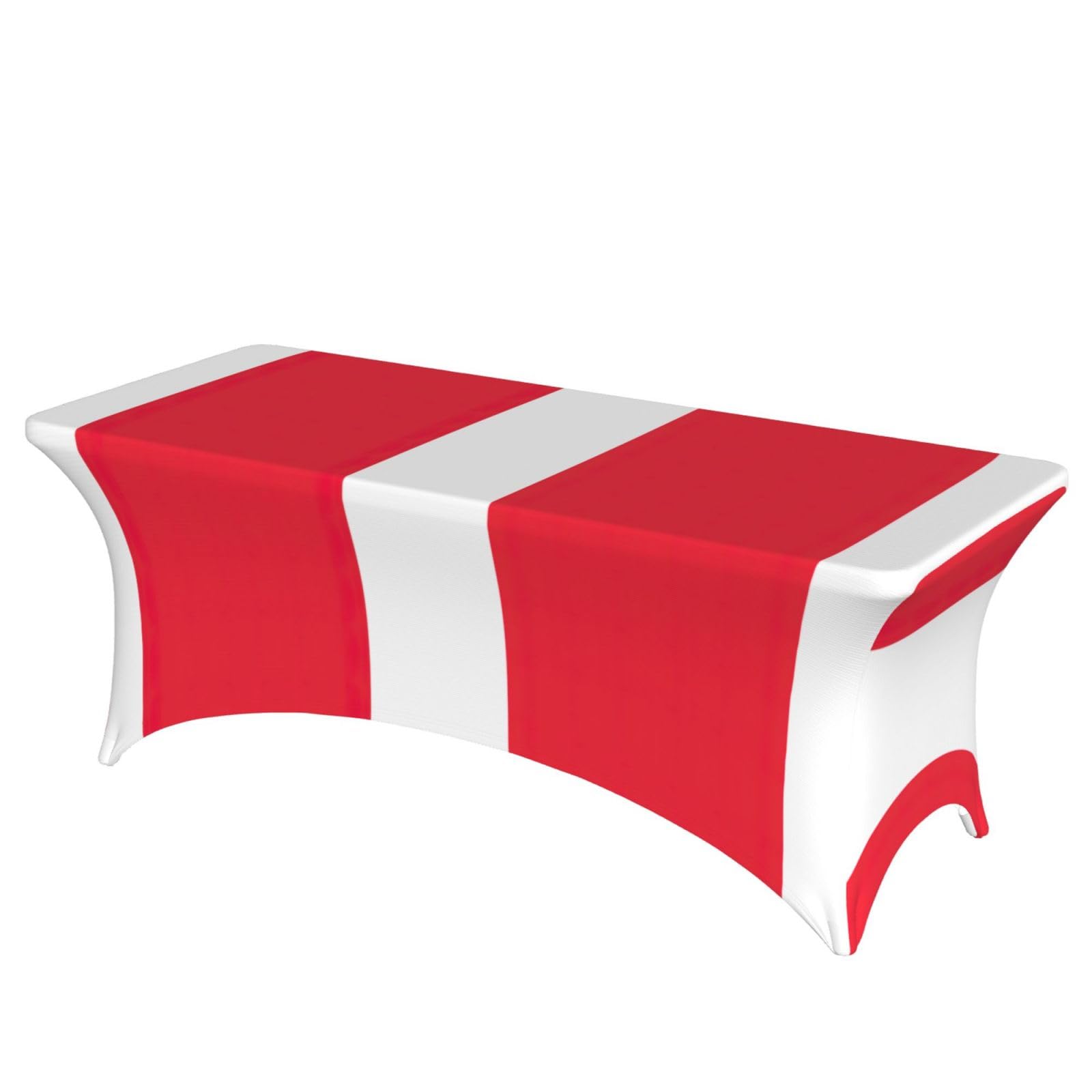 Housse de table rectangulaire élasthanne 1,8 m mariage anniversaire EdWal