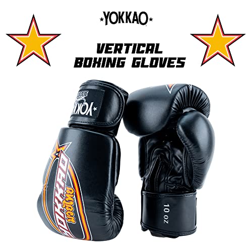 YOKKAO Guanto da boxe verticale, nero, 400 ml