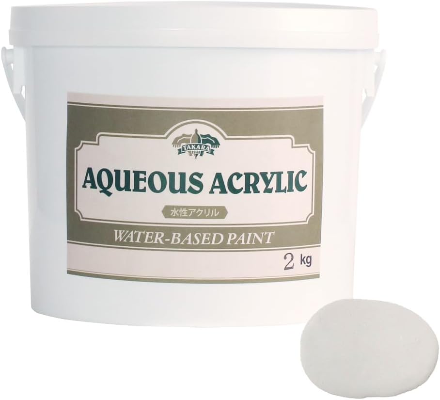 水性塗料 室内用 壁紙の上から塗れる タカラ塗料 オリジナルカラー ライトグレー (ナタデココ,2kg) 壁の塗り替え 家具の塗装