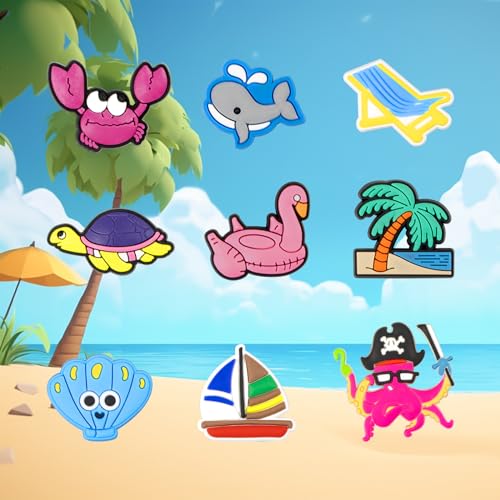 Image of CUNUEN Cute Animals Charms for Clogs Shoe Decoration