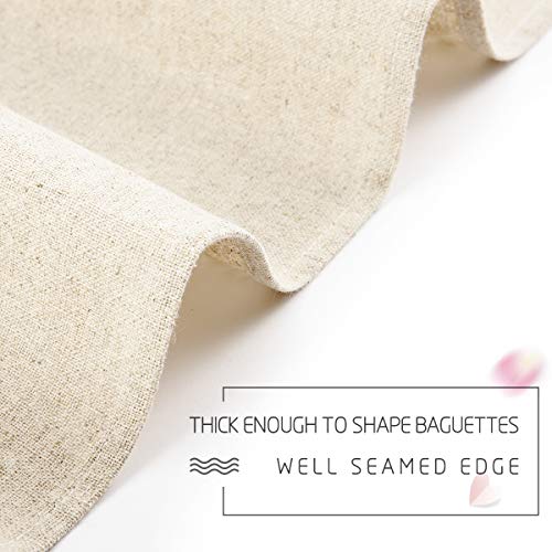 image for ANPHSIN Large Professional Bakers Dough Couche (35'' × 26'')- 100% Na