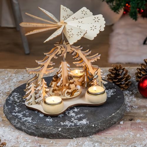 Gravidus Weihnachtspyramide - Zauberhafte Lichtmomente für die...