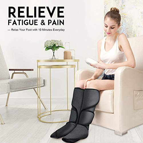 Leg Massager for Circulation Massage and Relaxation Calf Feet Foot with 6 Modes 3 Intensities