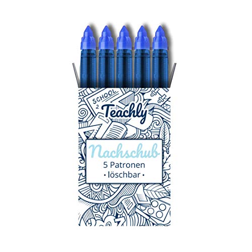 Teachly Tintenrollerpatronen Superteacher 0,6mm (Blau - löschbar) thumbnail