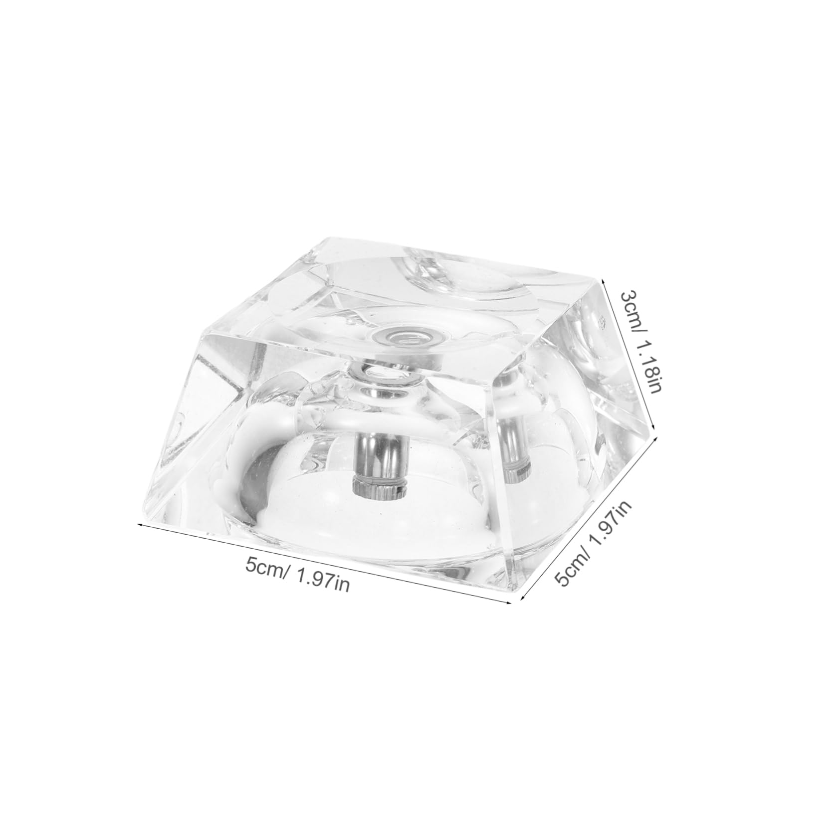 Ciieeo Quartz Ball Holder Stand Crystal Sphere Display Sphere Lighted Base Glass Ball Display Stand