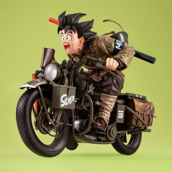 Megahouse | Figura Goku & Bike Dragon Ball Z - Desktop Real McCOYEX - MH847868 Multicolore - Figura da collezione, ideale per gli appassionati di Anime Dragon Ball Z