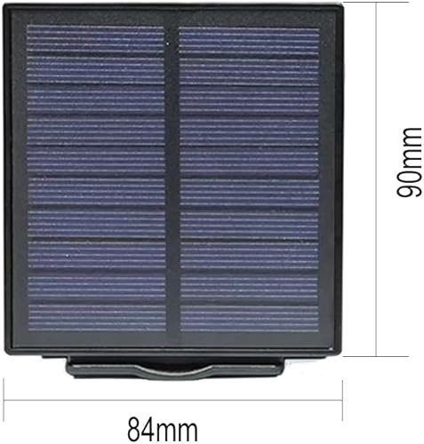 Miniatura 3 de Solar BC-01 Panel de cargador solar, 1 vatio, IP65 impermeable, salida de 5 V CC, 3.307 x 3.543 in, compatible con cámara SG520