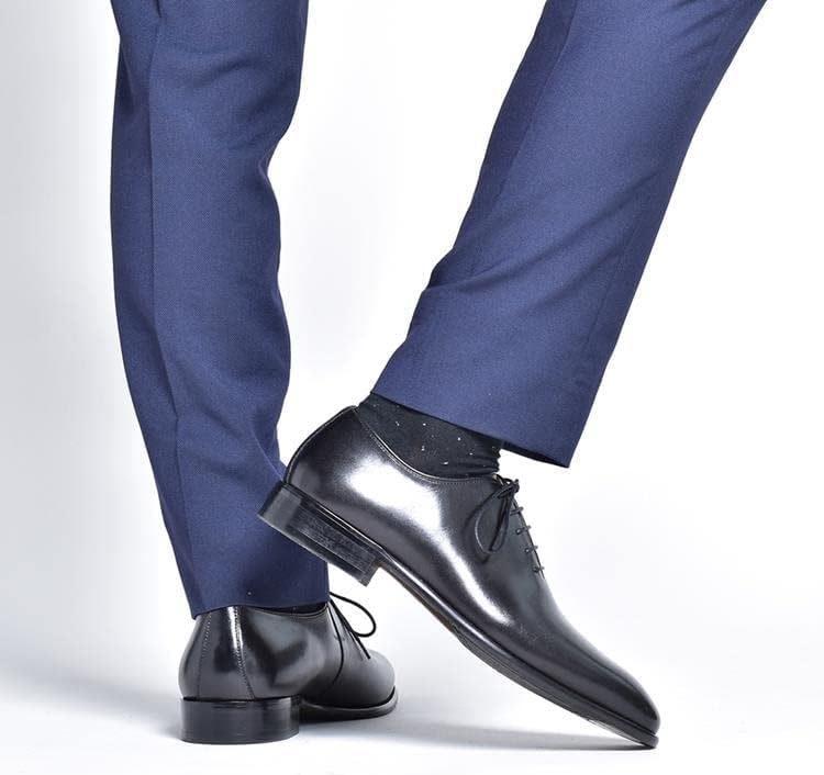 [ルシウス] ビジネスシューズ メンズ 本革 革靴 紳士靴 皮靴 内羽根 プレーントゥ ドレスシューズ ZNX75B 26cm 黒