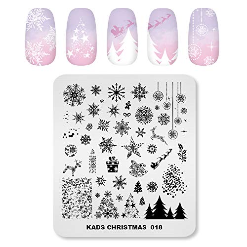 Alexnailart Professionelle Nagel Stempelplatten Weihnachten Muster Vorlagen Maniküre Schablonen Nagel Kunst Druck Werkzeuge