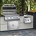 Stanbroil Stainless Steel Outdoor Kitchen Double Door Dry Storage Pantry, 30- Inch