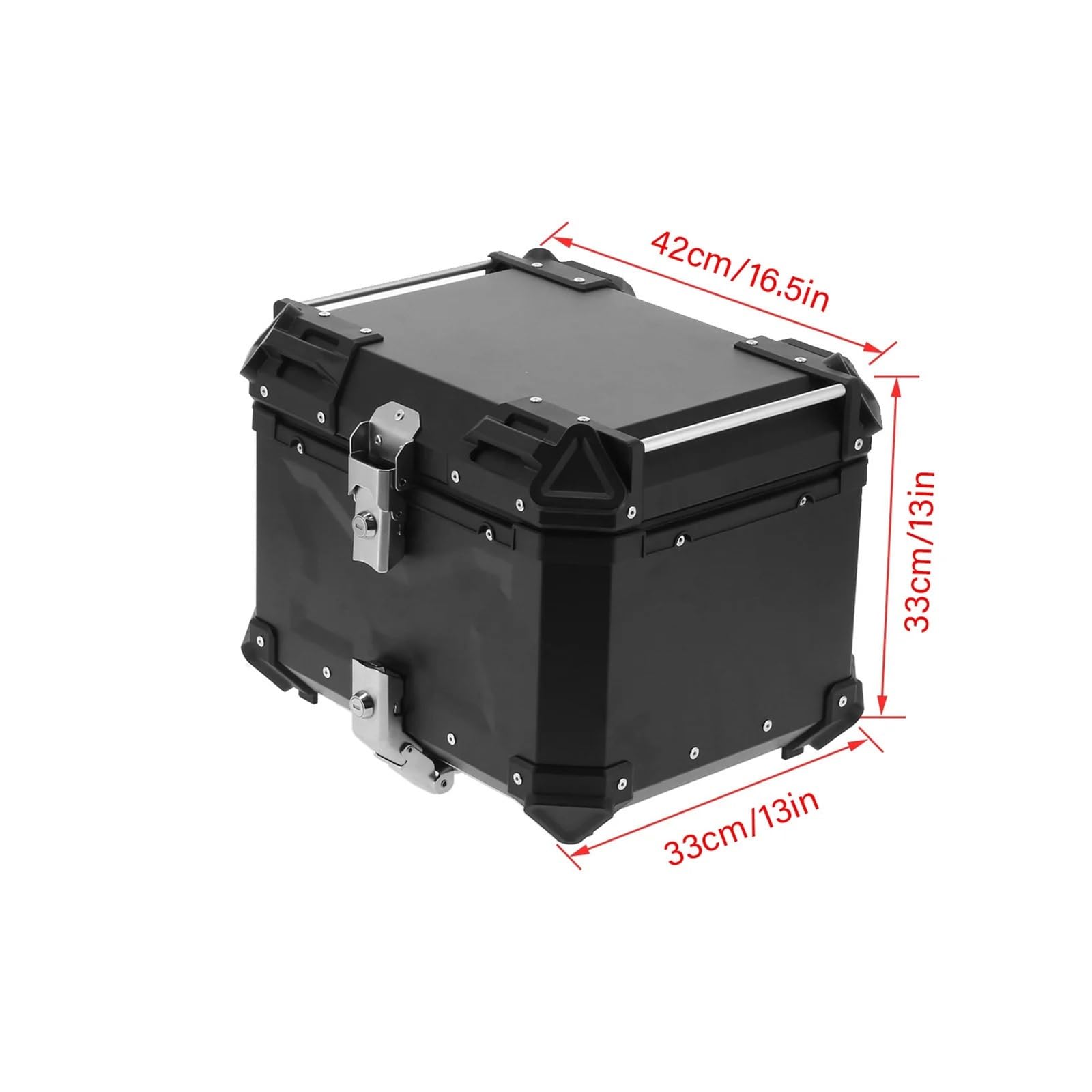 bagażnika motocykla Uniwersalny 45L motocyklowy aluminiowy kufer górny, bagażnik, bagażnik z szybkim zwalnianiem, tylny kufer turystyczny motocyklowyTopcase
