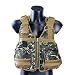 Amairne-made Boat Buoyancy Aid Sailing Kayak Fishing Life Jacket Vest Camouflage - D22-Green