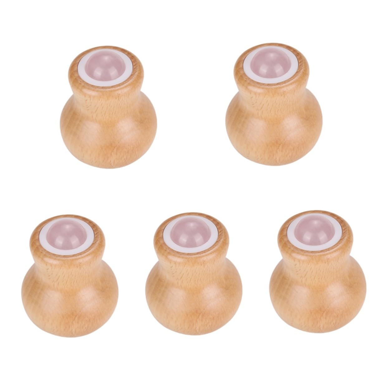 CALLARON 5 Rodillos De Masaje Facial Herramienta De Masaje Facial Rodillos De Jade Para El Cuidado De La Piel Rodillo Masajeador Facial Para Esculpir La Piel Rodillo Para La Hinchazón