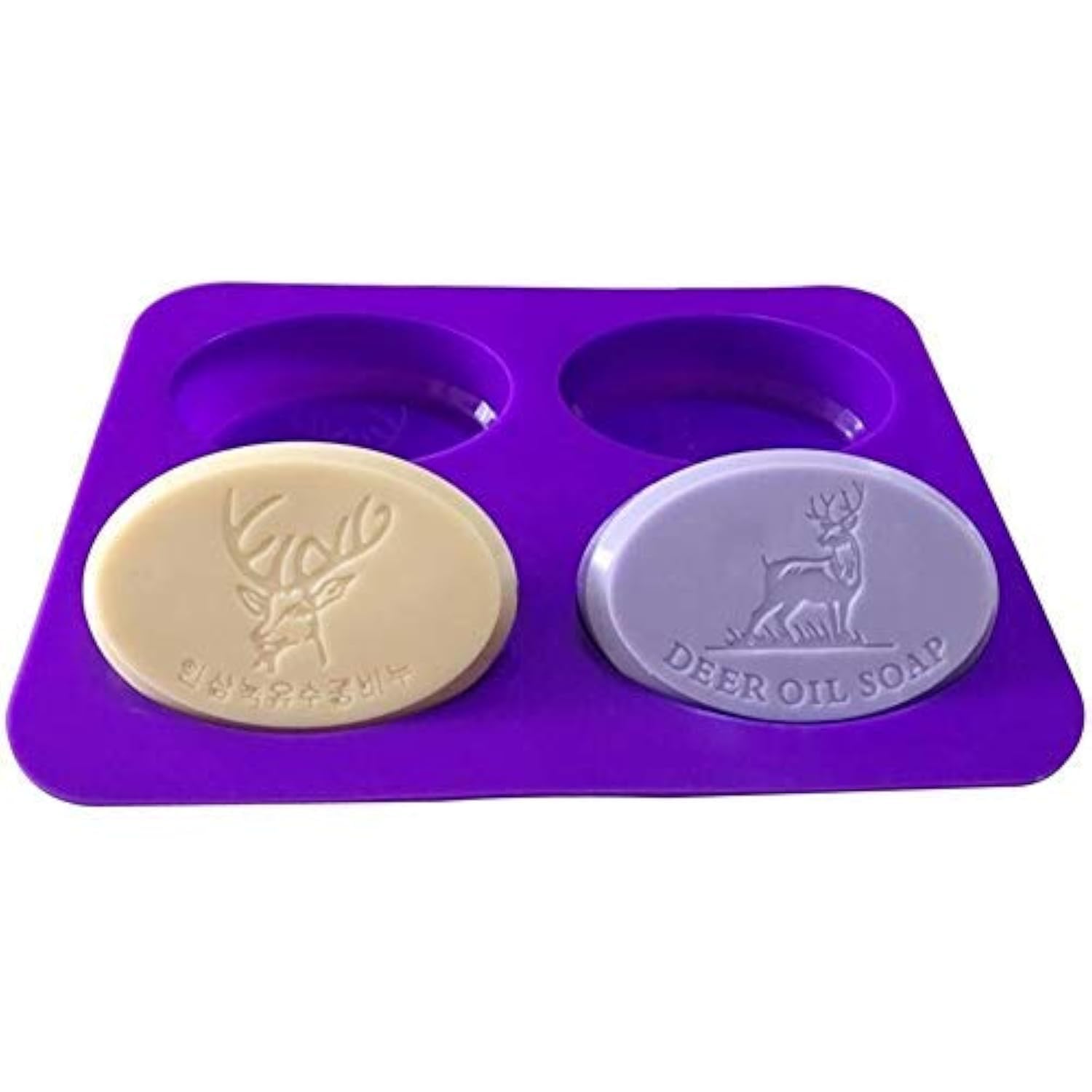 Silicone Molds Deer Print, Deer Craft Art Silicone Soap Mold, Craft Molds DIY Handmade Soap Molds - The Best Handmade Gifts - Soap Making Supplies by YSCEN