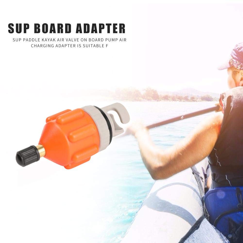 Sup adapter do wentyla pontonowego, adapter do wentyli Sup do deski Stand Up Paddle, standardowy adapter do wentyli do nadmuchiwanych łodzi wioślarskich