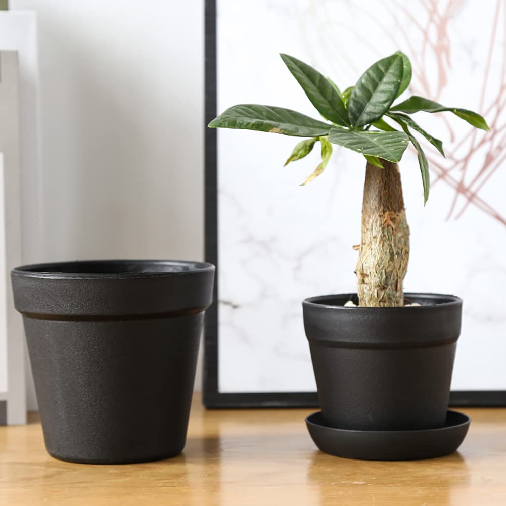 JIHUOO 20 Pcs Mini Plastic Planters, Little Indoor Plant Pots for Seed Starting Flowers, and Tiny Gardens - Image 4