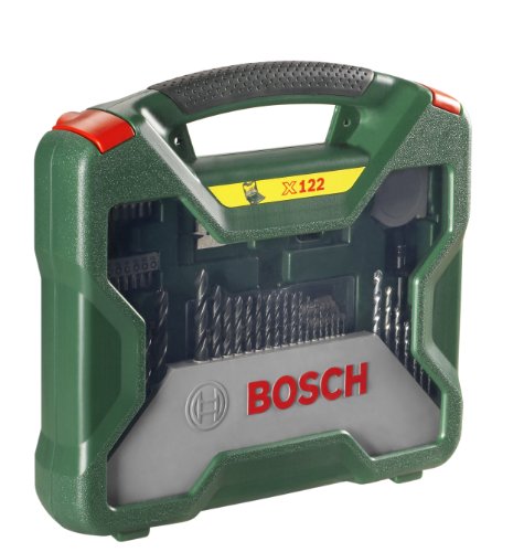 Bosch 2607019714 Coffret forets X-Line et embouts de tournevis 122 pièces