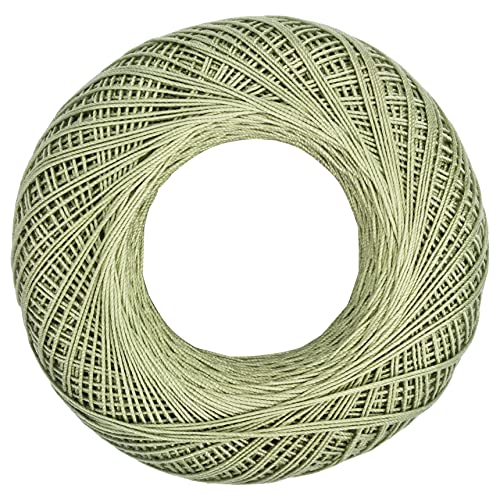 Image of Coats Crochet 154-661 Aunt Lydia's Crochet, Cotton Classic Size 10, Frosty Green