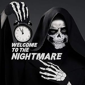 Halloween Skelett Kostüm Halloween Maske – Halloween Schädel Maske und Skelett Handschuhe, Skelett Halloween Kostüm…