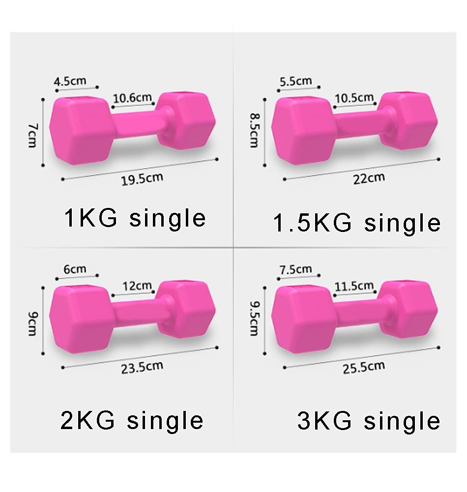 Fitness sześciokątne hantle fitness hantle domowe ćwiczenie dla kobiet dzieci ramiona ręce hantle trening fitness hantle hantle hantle fitness hantle ręczne wagi (kolor: Niebieski, rozmiar: 1,5 kGX2)