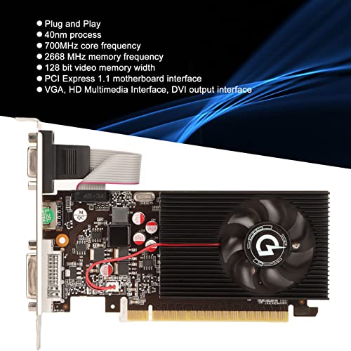 GT730 4GB GDDR3 Gaming Graphics Card, Single Fan Desktop Computer Graphics Card - Image 3
