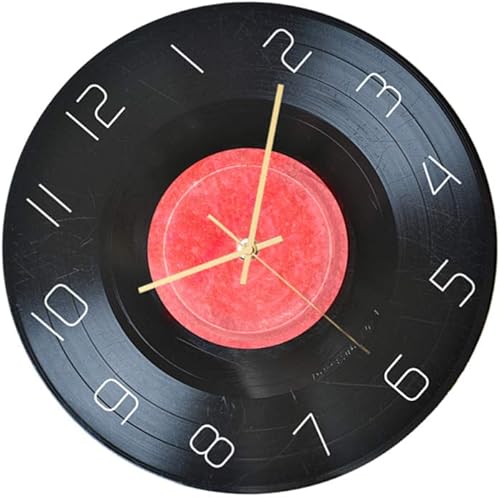 Miniatura 6 de Healifty Reloj de pared de acrílico, decoración antigua, reloj de pared analógico de cuarzo, reloj de pared de cuarzo, reloj de pared digital de