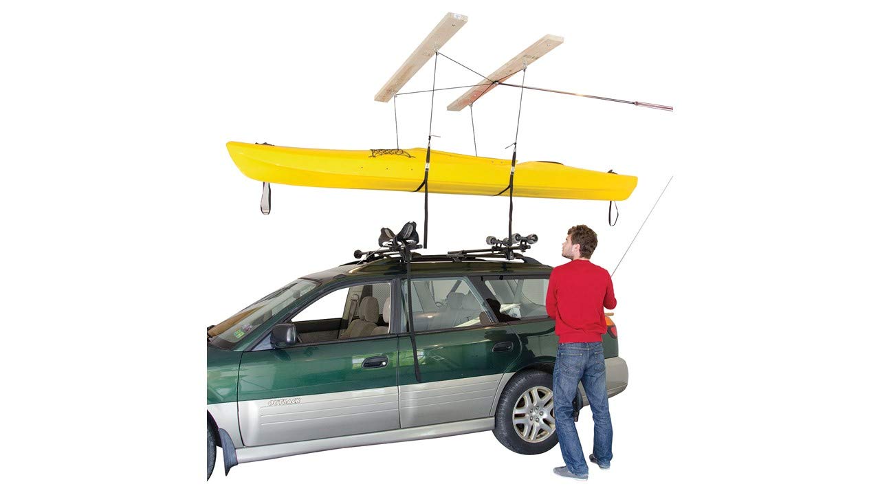 Buy HARKEN Kayak Overhead Garage Storage Hoist, SelfLeveling, Safe