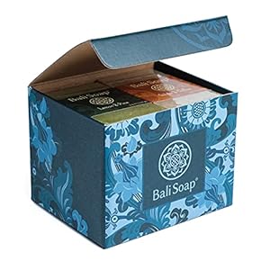 Bali Soap - Masculine Collection Natural Soap Bar Gift Set, 6 pc Variety Pack, Lemon-Pine, Ginger-Coffee, Sandalwood-Mint, Agarwood-Spice, Clove-Cinnamon, Eucalyptus-Lime 3.5 Oz each Bali Soap Masculine Collection Natural Soap Bar Gift Set 6 pc Variety Pack Lemon Pine Ginger Coffee Sandalwood Mint Agarwood Spice Clove Cinnamon Eucalyptus Lime 35 Oz each
