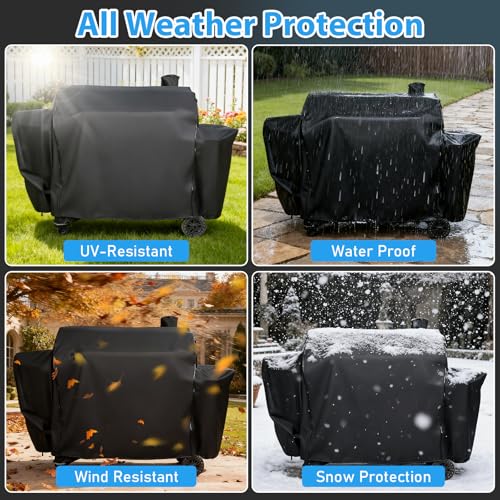 Image of Utheer Grill Cover for Pit Boss PB1230 Combo Grill, 600D Waterproof