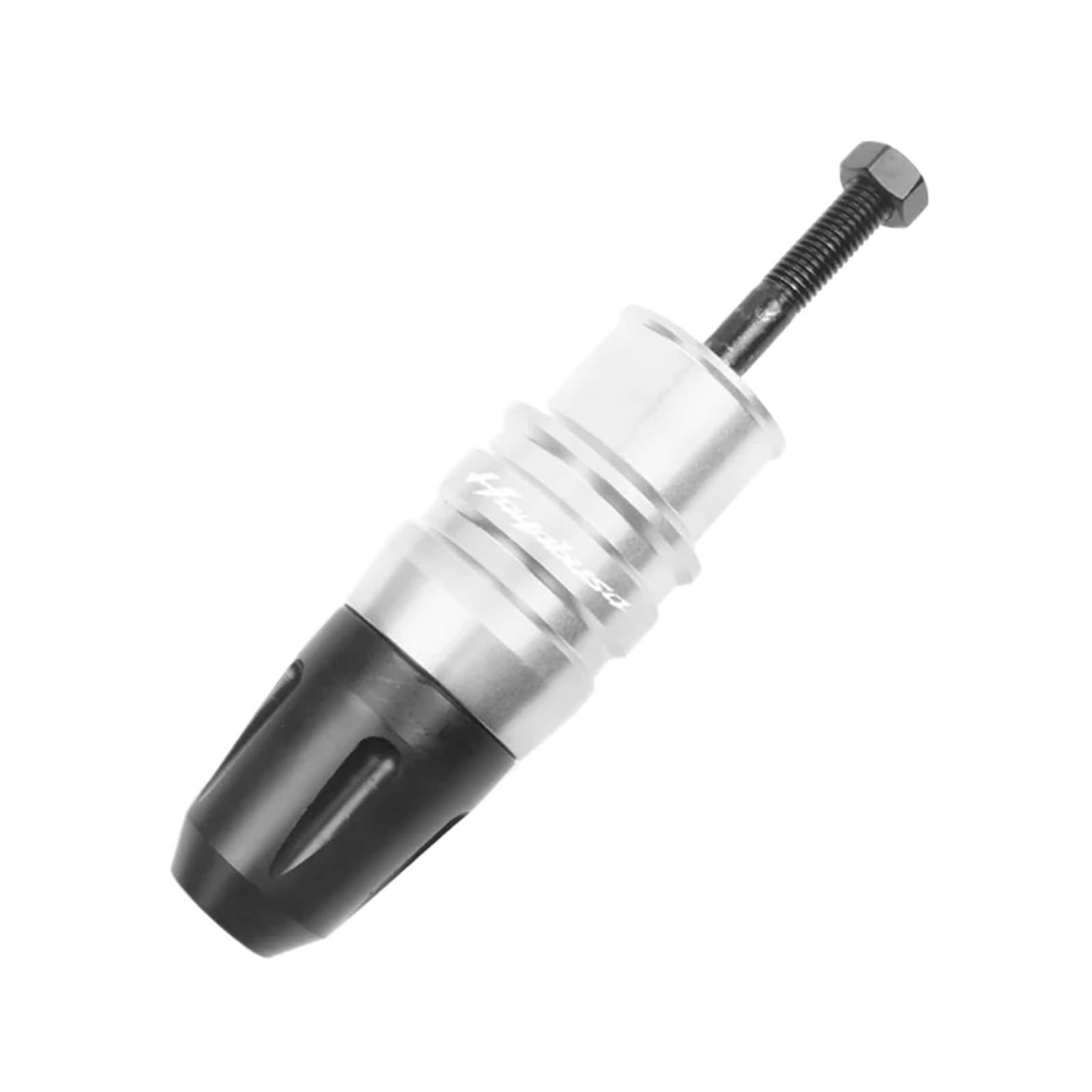 Motorcycle Frame Sliders for SUZUKI HAYABUSA GSX1300R GSXR1300 GSX-1300R Motorbike CNC Accessories Exhaust Frame Sliders Crash Pads Falling Protector(Silver)