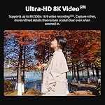 DJI Osmo Action 6 Enhanced Combo, Action Camera with 1/1.1″ Square Sensor, Variable Aperture of f/2.0–f/4.0, Extended Battery Life with 2 Batteries, Action Camera 8K for Extended Outdoor Filming - Image 4