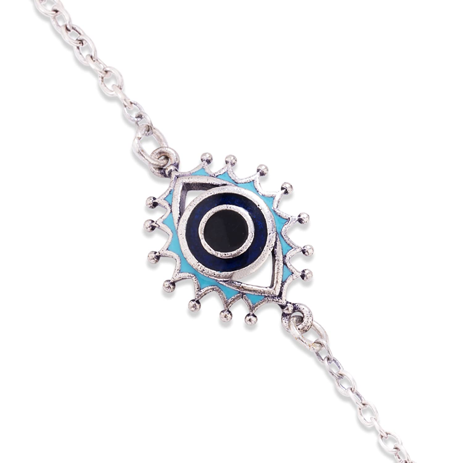 Voylla Evil Eyes Enameled Traditional Bracelet
