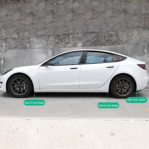 Image of Diydeg 6PCS Mud Flaps for 2018 to 2023, No Drilling Required Splash Guards, Front and Rear Mudguard, Exterior Accessories for 2018 to 2023
